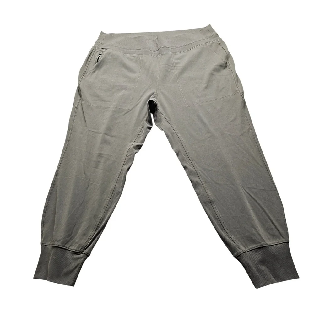 Athleta Venice Jogger Pants Womens 2X Olive Green 597888-13 High Rise Activewear